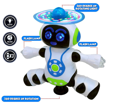 Rotating Disco Robot